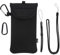 DOB SECHS Handyhülle Tasche Universal Pouch Handysocke, Neopren Handytasche Stoff für Smartphones 6,9 Zoll, Handy Tasche 17,7 x 9,5 cm Innenmaße, für iPhone 16 Pro Max, Schwarz