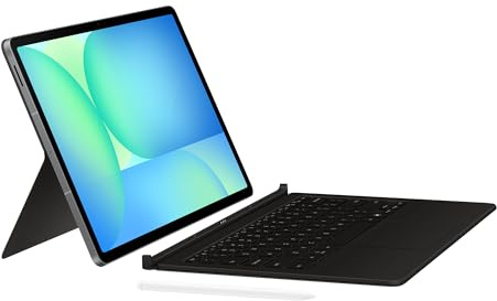 Samsung Galaxy Official AI Book Cover Keyboard with Trackpad for Galaxy Tab S10 FE+, Black