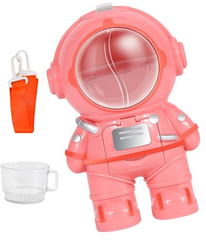Water Dispenser Toy for Kids - Astronaut Style Water Cooler Bottle Toys Set | 250ml Mini Drink Dispenser Cup and Strap | for Desk Decoration