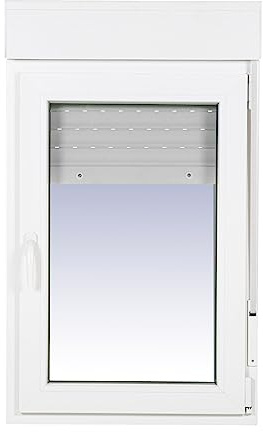 Ventanastock PVC 700x1155 Practicable Oscilobatiente Derecha con Persiana 1 hoja