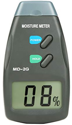 Digital Moisture Meter,MD-2G LCD Handhold Pin-Type Wood Humidity Sensor Tester, Bamboo, Paper, Herbals, Book,Carton Dampness Detector
