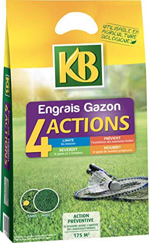 KB Engrais Gazon 4 Actions 7 kg