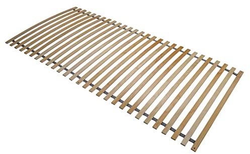 BeCo Lattenrost, Quick 28, 90 x 200 cm, Rollrost, 28 Federleisten, Made in Germany, 100 Nächte Testschlafen