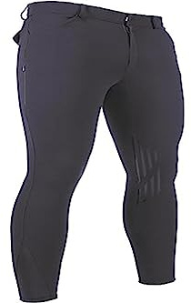 HKM James Pantaloni, Nero, 48 Uomo