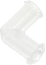 10pcs Elbow L-shaped Right Angle Plastic PC Hose Connector Adapter Fitting Joint