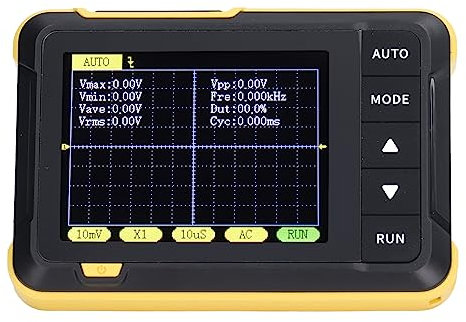 Oscilloscope Portatif Portable DSO152 Numérique Analogique Version Haute Oscillomètre Bande Passante 200K Taux D'échantillonnage 2,5 MS/S pour les Débutants Enseignement