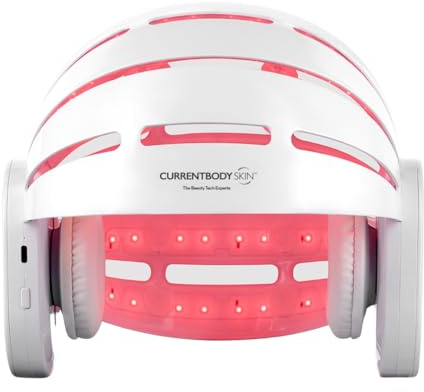 CurrentBody Skin LED Hair Growth Helmet | Red Light Therapy Device Promotes and Stimulates Hair Regrowth, Reverse Thinning and Hair Loss | Fuller Hair For Men and Women with use of LED Helmet (S/M)