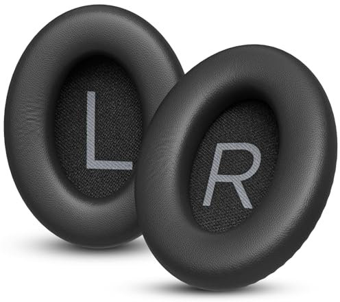 Replacement Earpads for Bose QuietComfort 45 (QC 45) - Premium Ear Pads Cushions Replacement for Bose Headphones - Black