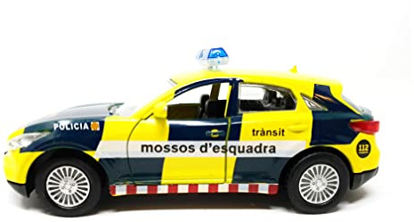 PLAYJOCS GT-2619 Vehículo Tránsit Mossos d ´Esquadra. Vehículo metálico, Juguete para niños y coleccionistas.