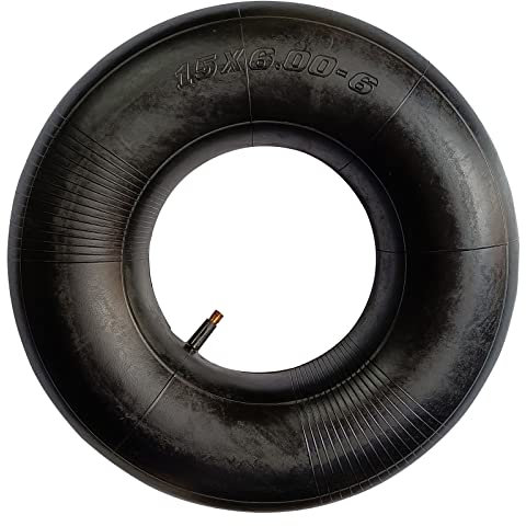 1 Piece of 15x6.00-6 Inner Tube with TR-13 Valve Stem for Lawn Mowers, Go Karts, Golf Carts and More