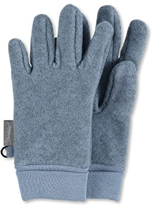 Sterntaler Unisex Kinder Fingerhandschuhe aus Microfleece, mit Elastischem Bündchen, Blau, 3