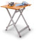 Reimo Bambus Klapptisch 50 x 50 x 60 cm Alu Campingtisch Gartentisch Camping Esstisch Beistelltisch