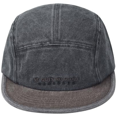 Clape Unisex Short Peak Cap 5 Panel Baseball Hat Washed Cotton Dad Hat Flat Brim Snapback Classic Camp Cap Sun Protection