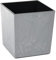Gordanluk Square Planter Concrete effect plant pot Designed Flowerpot with plant riser extra large plant pots indoor plant pots outdoor flower pot (Concrete Grey, 19cm x 19cm)