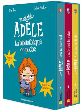 Ma bibliothèque Mortelle Adèle : Coffret des tomes 1 à 3: Petit, mais mortel !
