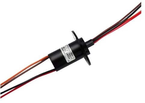 Ring Electric Collector Ring Ledande Samlare Kontaktring Kolborste Borste Vindenergi Rotationsled 4 trådar 15A Diameter 22mm