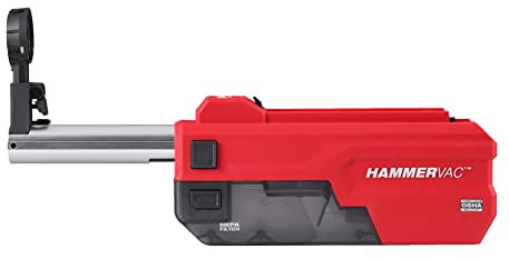 Milwaukee M18 FDDEL32-0 18V Li-Ion RedLithium Cordless SDS Dust Extractor - Bare (704GE)