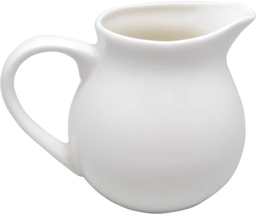 NERTHUS FIH 1336 Jarra de Leche de Porcelana de 300 ml, Estilo y Practicidad en la Mesa del Desayuno