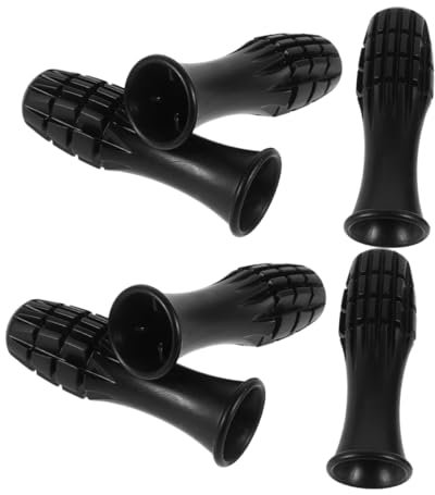 BESPORTBLE 3 Paare Griff Der Fußballmaschine Ersatz Für Tischkicker Aus Kunststoff Kickertisch-Griff Kleiner Kickergriff Praktisches -griffteil Kickertisch-kunststoffzubehör PVC Black