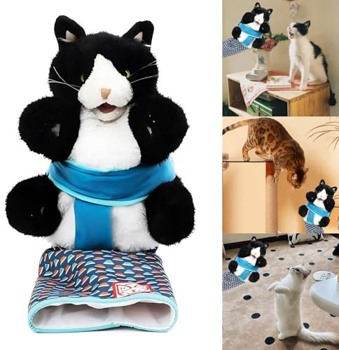 Cat Wrestling Glove Toy - Padded Interactive Play Glove for Cats, Durable Bite Resistant Hand Toy for Feline Fun, Gift for Cat Parents