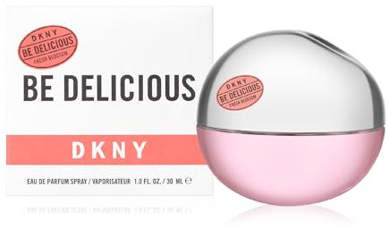 DKNY Be Delicious Fresh Blossoom, Eau de Parfum para Mujer, Perfume Femenino, Fragancia Floral Frutal, Larga Duración, Donna Karan New York, 30 ml