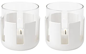 Stelton Luna Support pour Bougie Chauffe-Plat Blanc Doux