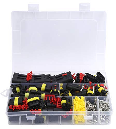 Connecteurs électriques De Voiture étanches 352 Pièces, Kit De Prise De Connecteur De Fil électrique De Moto Automobile, Prise De Faisceau De Camion, Connecteur De Bougie D'allumage De Voiture Pour Sc