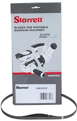 Starrett Univerz Portable Cordless Bandsaw Blades 1140 x 13 x 0.5mm - 14-18tpi - Pack of 3