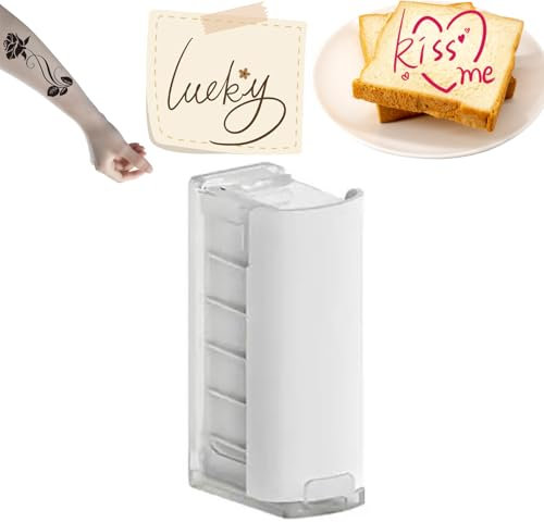 Impresora de Inyección Portátil Manual - Conexión USB/WiFi/App Creador de Etiquetas Multisuperficie para Latte Art, Repostería Hogareña, Tarjetas Regalo | Funciona en Papel, Madera, Vidrio, Piedra