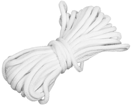 IWOWHERO Corda Autoirrigante di Cotone 4mm per Irrigazione Piante in Vaso Fai da Te, Cavo Assorbente Riutilizzabile per Irrigazione Radici, Accessorio per Giardinaggio e Coltivazione