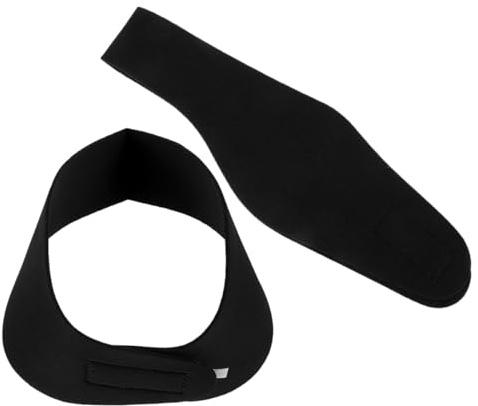 GARVALON Diademas Impermeables Paquete de 2 Unidades Protección Auditiva, Tejido Seguro y Portátil Negras para Natación Ideales para Yoga y Deportes Acuáticos para Adultos