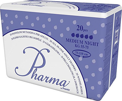 Pharma Slip Windeln mit Folie - Nacht - Medium