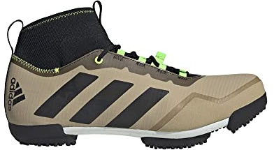 adidas Unisex-Adult The Gravel Shoe Cycling, Beige Tone/Core Black/Beam Yellow, 7 UK