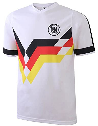 EK 88 Tyskland Fotbollströja - Barn och Vuxna - Pojkar - Fotbollsutrustning - Fotbollspresenter - Sport-T-shirt - Sportkläder - Storlek M