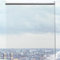 X1NGFU Transparentes Wasserdichtes Rollo,PVC Klare Reißfeste Wetterfeste Durchsichtige Rollos,Outdoor Pergola Seitenzug-Rollo,Kunststoff Regenschutz Rollos,für Außen,Breite X Höhe (100x220cm)