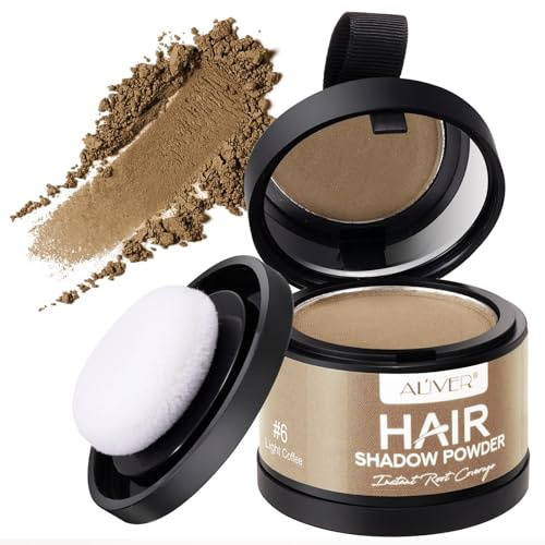 Sombra para el Cabello, Retoca Raices Corrector para Cabello, Polvo para Cubrir las Sombras para el Cabello Impermeable Uso para Rellenar el Cabello Debilitado (cafe)