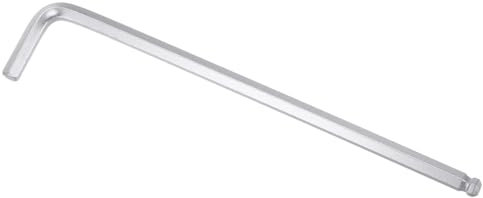 TOP-VIGOR 1 llave hexagonal de extremo de bola de 1/4 pulgadas, llave Allen de brazo largo en forma de L para bricolaje doméstico, reparación profesional de máquinas, CR-V
