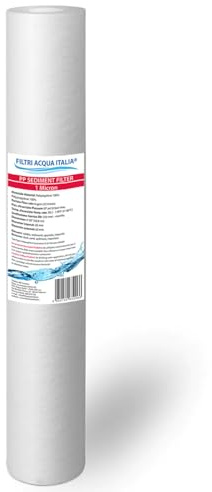 Cartuccia Filtro Acqua Polipropilene Sedimenti 20 Pollici Micron 1