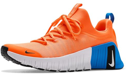Nike Men's Free Metcon 6 Sneaker, Total Orange/White/Photo Blue/Black, 8.5 UK