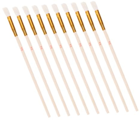 Toddmomy 10pièces Brosse De Pollinisation Laine Outil Manuel pour Légumes Fruits Et Fleurs Portable Et Réutilisable