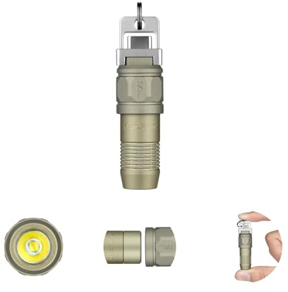 OLIGHT iUltra Mini Linterna Recargable Ultrapotente LED 80 Lúmenes Llavero | Linterna Pequeña 20g, Protección IPX6, Ideal para Acampadas, Actividades al Aire Libre, Casos de Emergencia y Uso Diario