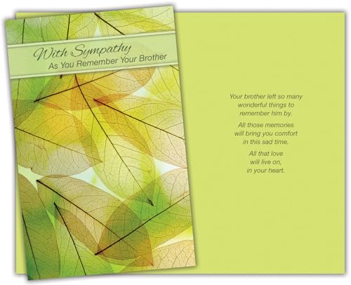 Stockwell Greetings Loss Of Brother Greeting Card
