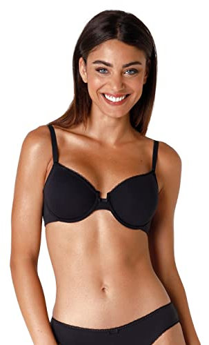 Lovable Reggiseno con Ferretto in Cotone Biologico My Bio Comfort Donna, Nero, 80C