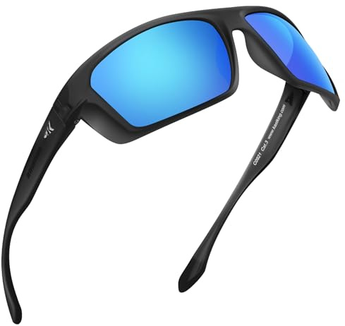 KastKing Huzzah Polarized Sport Sunglasses for Men and Women, Ideal for Driving Fishing Cycling and Running,UV Protection