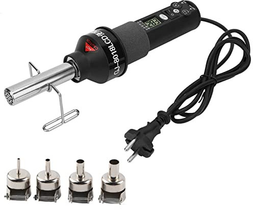 YUMILI Pistola de Aire Caliente - 220V 450W LCD Estación de Soldadura para desoldar Pistola de Aire Caliente electrónica Ajustable IC SMD