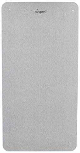 Hand Dryer Splash Back Wall Guard With Evapor8 Technology, 800 x 400mm, Instantly Absorbs And Evaporates Water, Anti-Microbial, Keeps Walls And Floors Dry (Grey)