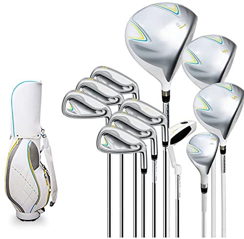 Neues Damen-Golfschläger-Set, komplette Golfschläger für Damen, Titanlegierung, Damen-Anfängerübung, 11 Schläger + 1 Balltasche