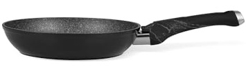 Avilia Padella Antiaderente per Friggere e Arrostire Ideale per Carne e Pesce - Padella Antiaderente per Cottura senza Olio, in Alluminio, 22cm