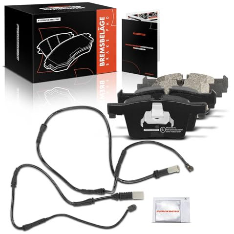 Frankberg Bremsbelagsatz Vorne Kompatibel mit 1er F20 125 2.0L 2011-2019 2 Cabriolet F23 220 225 228 230 2.0L 2014-2021 3er F30 F80 318-330 2.0L-3.0L 2011-2018 Replace# 34106799801