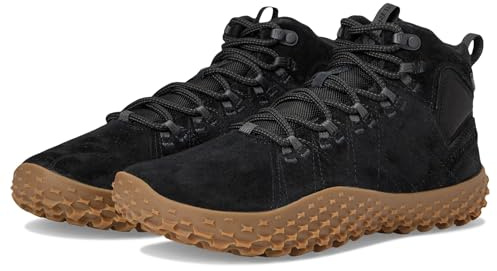 Merrell Men's Wrapt Mid Wp Ankle Boot, Black/Gum, 11